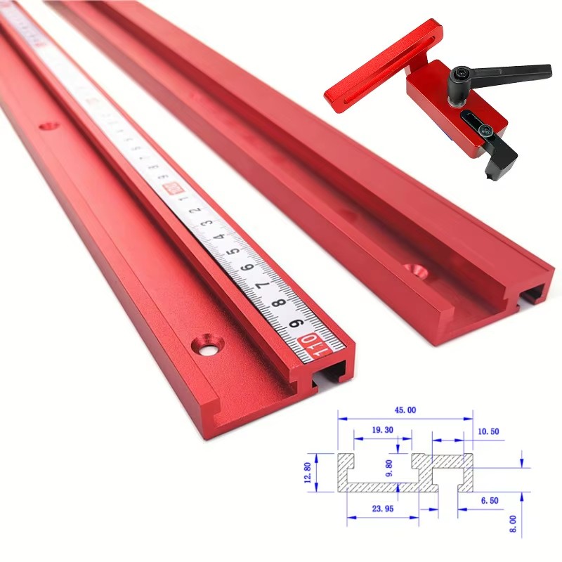 Woodworking Plan - 1 шт. алюминиевая Т-образная направляющая (Т-трек)