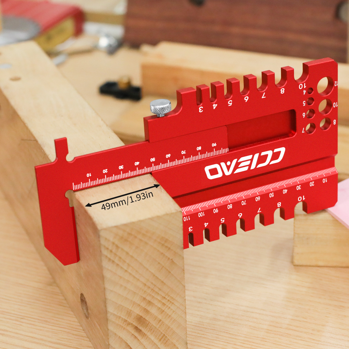 Woodworking Multi Tool - Многофункциональная измерительная линейка для деревообработки, прецизионный