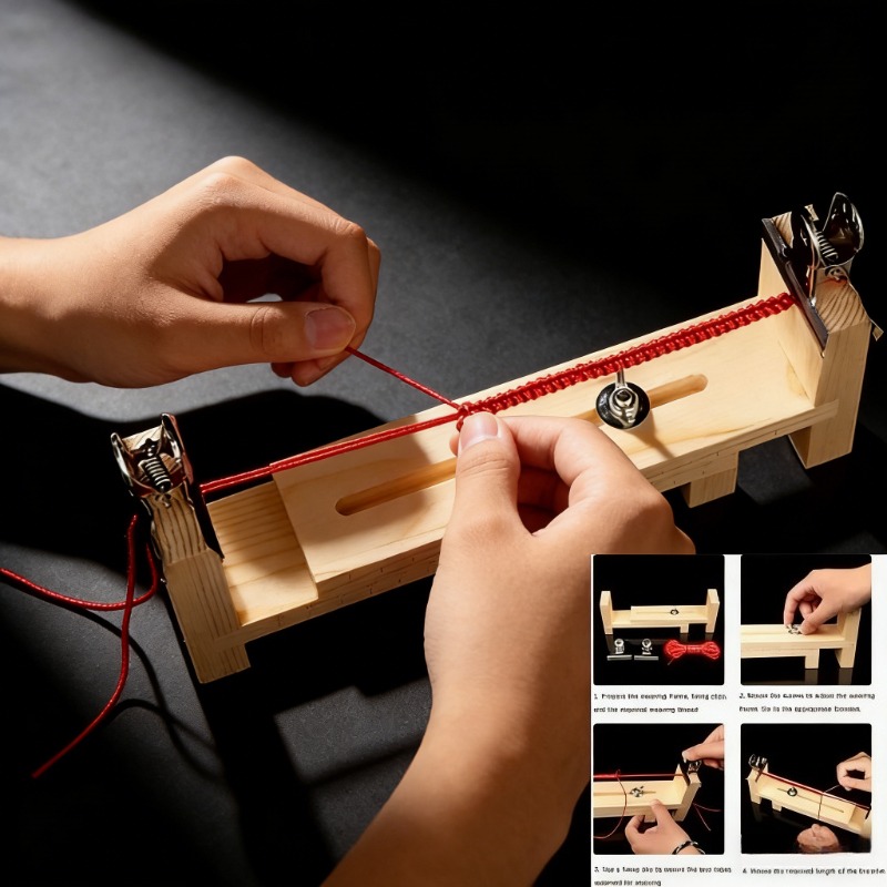 Woodworking Plan - Инструмент для плетения браслетов из массива