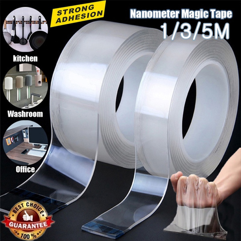 Прозрачная нано-лента длиной 1 – обзор и цена Xfasten Woodworking Double Sided Tape